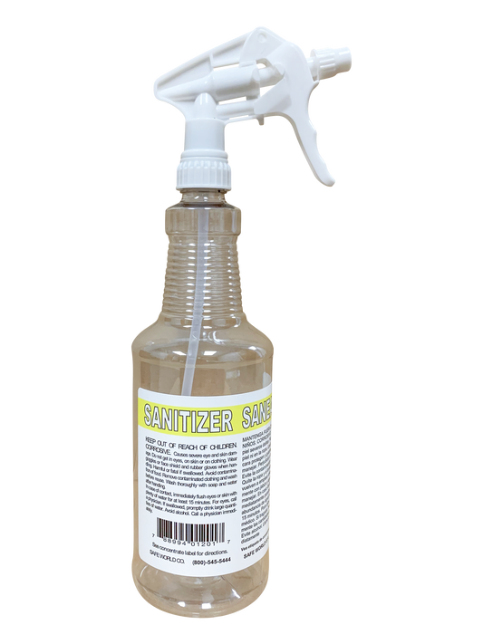 Sanitizer Plus: Botella con atomizador